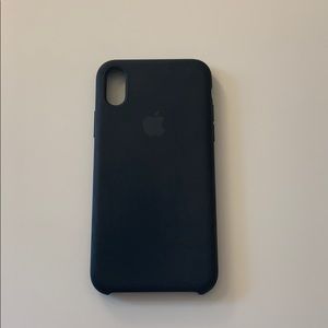 black iphone x apple case